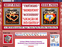 Tablet Screenshot of chamasdoamor.com